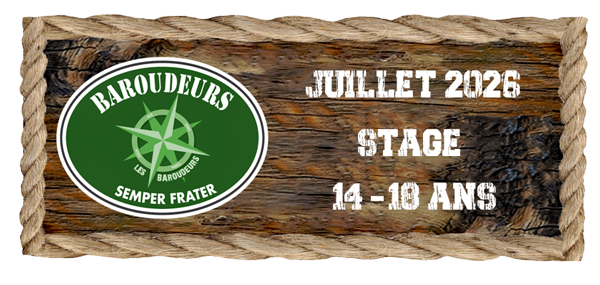 Accueil stage baroudeurs de 14 à 18 ans